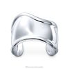 Tiffany Small Bone Cuff Unisex 0J0F1101 Jewelry in Sterling Silver