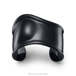 Tiffany Small Bone Cuff Unisex 0J0F1231 Jewelry in Black Finish over Copper