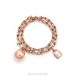 Tiffany Small Wrap Bracelet Unisex 0J0F1181 Jewelry in Rose Gold