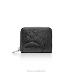 Tiffany Small Zip Wallet Unisex 0J0F2427 Accessories in Black Leather