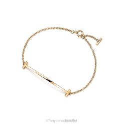 Tiffany Smile Bracelet Unisex 0J0F1041 Jewelry in Yellow Gold