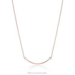 Tiffany Smile Pendant Unisex 0J0F55 Jewelry in Rose Gold, Small