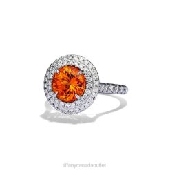 Tiffany Spessartine Ring Unisex 0J0F1710 Jewelry in Platinum