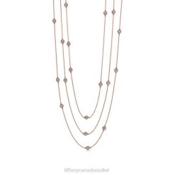 Tiffany Sprinkle Necklace Unisex 0J0F196 Jewelry in Rose Gold