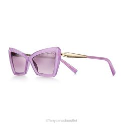 Tiffany Sunglasses Unisex 0J0F2493 Accessories in Fuchsia Opal Acetate with Pink Lenses