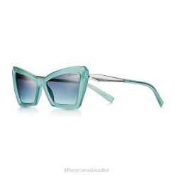 Tiffany Sunglasses Unisex 0J0F2494 Accessories in Blue Opal Acetate with Tiffany Blue Lenses
