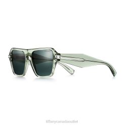 Tiffany Sunglasses Unisex 0J0F2500 Accessories in Dark Green Acetate with Green Lenses