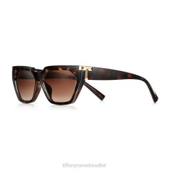 Tiffany Sunglasses Unisex 0J0F2502 Accessories in Tortoise Acetate with Brown Gradient Lenses