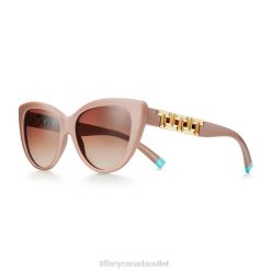 Tiffany Sunglasses Unisex 0J0F2521 Accessories in Nude Acetate with Brown Gradient Lenses