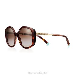 Tiffany Sunglasses Unisex 0J0F2540 Accessories in Tortoise Acetate with Gradient Brown Lenses