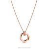 Tiffany T1 Circle Pendant Unisex 0J0F134 Jewelry in Rose Gold, Small