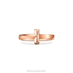 Tiffany T1 Ring Unisex 0J0F1488 Jewelry in Rose Gold, 2.5 mm