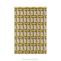 Tiffany T True Blanket Unisex 0J0F2285 Home Decor in Citrine Yellow Cashmere and Wool