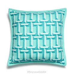 Tiffany T True Cushion Unisex 0J0F2284 Home Decor in Tiffany Blue Cashmere and Wool