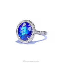 Tiffany Tanzanite Ring Unisex 0J0F1689 Jewelry in Platinum