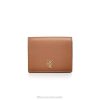 Tiffany Trifold Wallet Unisex 0J0F2433 Accessories in Clay Brown Leather