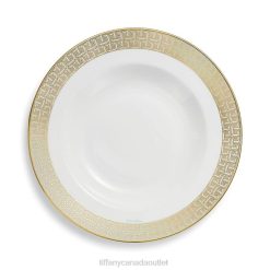 Tiffany True Bowl Unisex 0J0F2063 Home Decor with a Hand-painted Gold Rim