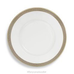 Tiffany True Charger Unisex 0J0F2037 Home Decor with a Hand-painted Gold Rim