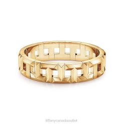 Tiffany True Hinged Bracelet in 18k Gold Unisex 0J0F1302 Jewelry