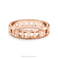 Tiffany True Hinged Bracelet in 18k Rose Gold Unisex 0J0F1304 Jewelry