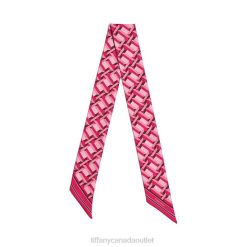 Tiffany True Ribbon Scarf Unisex 0J0F2455 Accessories in Cerise Silk