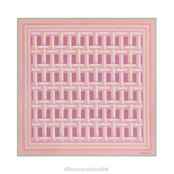 Tiffany True Square Scarf Unisex 0J0F2456 Accessories in Crystal Pink Silk