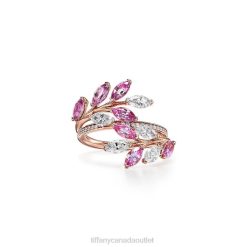 Tiffany Vine Bypass Ring Unisex 0J0F1650 Jewelry