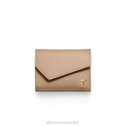 Tiffany Wallet Unisex 0J0F2415 Accessories in Taupe Leather