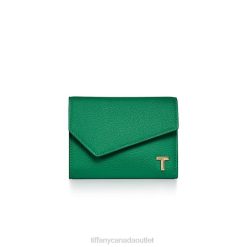 Tiffany Wallet Unisex 0J0F2419 Accessories in Emerald Green Leather