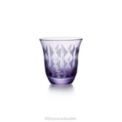 Tiffany Water Glass Unisex 0J0F2211 Home Decor in Amethyst Purple Lead Crystal