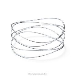 Tiffany Wave Five-row Bangle Unisex 0J0F1088 Jewelry