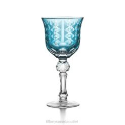 Tiffany White Wine Glass Unisex 0J0F2193 Home Decor in Tiffany Blue Lead Crystal
