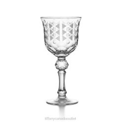 Tiffany White Wine Glass Unisex 0J0F2196 Home Decor in Clear Lead Crystal
