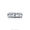 Tiffany Wide Pave Diamond Ring Unisex 0J0F1758 Jewelry in 18k White Gold