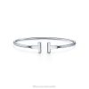 Tiffany Wire Bracelet Unisex 0J0F1094 Jewelry in 18k White Gold