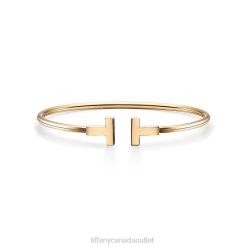 Tiffany Wire Bracelet Unisex 0J0F981 Jewelry in 18k Gold